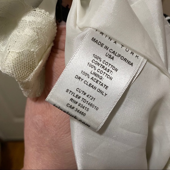 Zola' Print Cotton Fit & Flare Dress By TRINA TURK - Picture 4 of 16